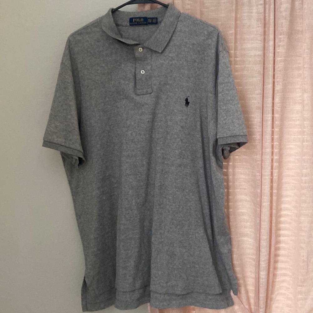 Gray men’s Ralph Lauren polo